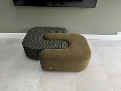 DFS Ted Baker Brompton Combination Interlocking Footstools Emerald RRP£679 - Image 1 of 4