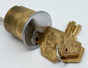 Cilindro de llanta PEAKS clásico de 6 pines con pasadores de seguridad Mako M2 + 3 llaves; Locksport - Imagen 1 de 9