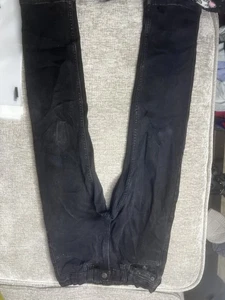US Polo Assn Jeans unisex 7 Black Skinny High Rise Stretch Denim Casual Pants - Picture 1 of 3
