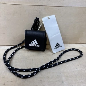 Adidas Ear Bud Tasche Tasche mit Riemen schwarz weiß Unisex Erwachsene Kopfhörer - Bild 1 von 14