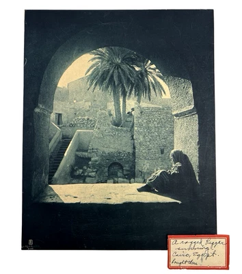 Impresión Lehnert & Landrock A Ragged Beggar Cairo Egipto década de 1920 #2122 Foto 1 de 4