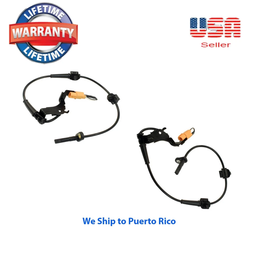 套装 2 ABS 车轮速度传感器前左右适合 2003 - 2011 年本田 Element 2.4L  — 第 1/4 张图片