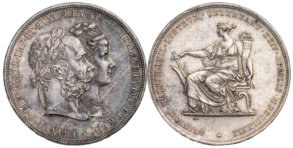 i-501010 Áustria 2 florins 1879 UNC - Imagem 1 de 1