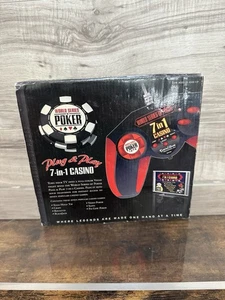 World Series of Poker Plug and Play 7 in 1 Casino di Excalibur nuovo scatola aperta - Foto 1 di 4