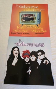 THE OSBOURNE Family Album 12x24 PROMO IN STORE POSTER FLAT OZZY & KELLY 2002 - Picture 1 of 2