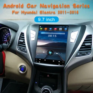 9.7 Inch Android 13 For Hyundai Elantra 2011-2016 Car Radio BT Wireless Carplay - Picture 1 of 7