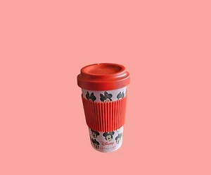 Disney Skinny Dip London Minnie Mouse 16 oz Bamboo Travel Tumbler Mug Reusable - Picture 1 of 5