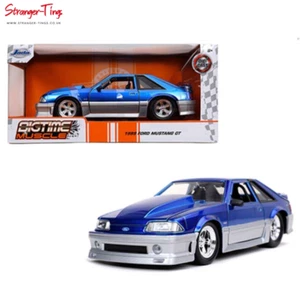 Jada 32670 1:24 Bigtime Muscle 1989 Ford Mustang GT 2-Tone Silver Blue - Bild 1 von 1
