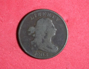 1803 "CLASSIC HEAD" HALF CENT, #P15422 - Bild 1 von 2