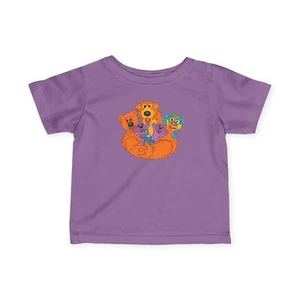 Bear In The Big Blue House Pip Pop Tutter Treelo Ojo 90s TV Retro Baby T-Shirt - Picture 1 of 18