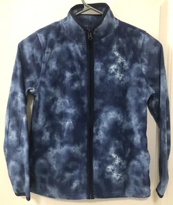 Oshkosh B'Gosh Fleece Cozie Jacket: Cloud Dye Remix NWT Blue Size 10 Boys Youth - Picture 1 of 11