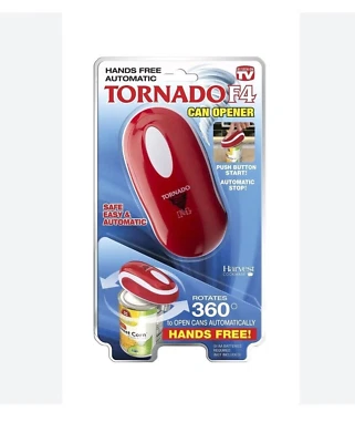 Tornado F4 Hands Free Can Opener "As See On TV "; Color Choices
