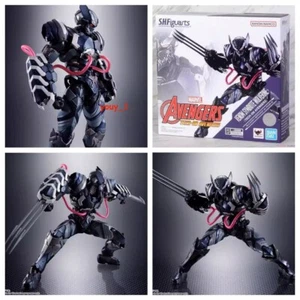 1PC New Bandai S.H.Figuarts Venom Symbiote Wolverine Avengers Action Figure Gift - Picture 1 of 5