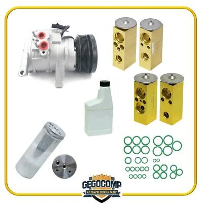 AC Compressor Kit Fits Dodge Durango 2004-2006 4.7L & 3.7L OEM 10S20E KT357 - Image 1 of 4