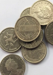 Isle Of Man; £1 / One Pound Coin, Choose Your Date - Picture 1 of 15