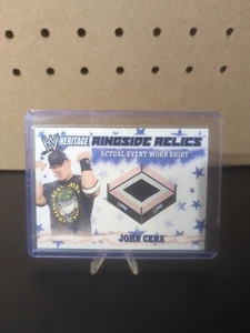 2007 Topps WWE Heritage Ring Side Relics John Cena Event Worn Shirt Card - Picture 1 of 8