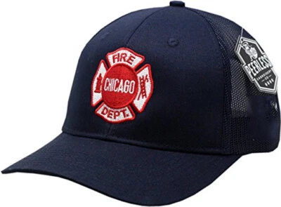 Chicago Fire Department Snapback Mesh Maltese Navy - Image 1 of 3