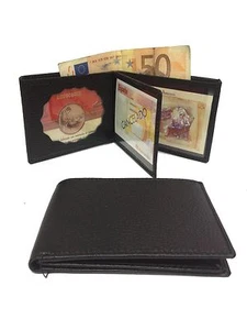 CIVIL GUARD PLATE HOLDER LEATHER WALLET - Picture 1 of 2