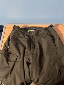 Lands End Military Green Snow Pants Ski Mens Size 20 Skiing Snowboarding Winter - Picture 1 of 18