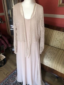 Elvi Dress Jacket 2 Piece Suit 24 Mother Bride Occasion Immaculate Guest - Picture 1 of 13