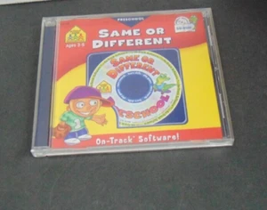 Software en pista CD Rom educación de colección igual o diferente edades preescolares 3-5 - Imagen 1 de 4