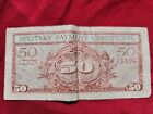 Us Mpc Military Payment Certificate 50 Cents Note series 591