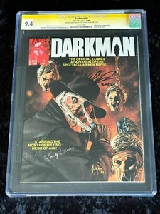 Marvel 1990 Darkman #1 Magazine CGC 9.4 NM SIGNED Texeira & Larry Drake = Durant - Picture 1 of 9