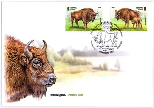 2024. European bison. First day cover (FDC) - Picture 1 of 3
