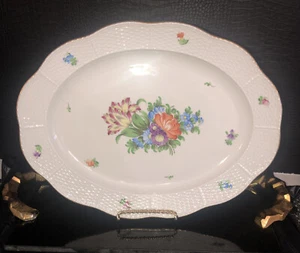 Herend “Printemps “ Porcelain 14”Oval Patter - Picture 1 of 7