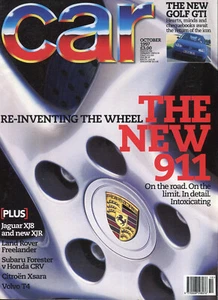 CAR magazine October 1997 Porsche 911 MGF VW Golf GTI Jaguar XJ8 Land Rover - Bild 1 von 1