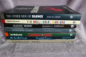 (7) SPINSTERS INK Lesbian Novels - Drury Hartman Jordan McDermid Pincus - Picture 1 of 9