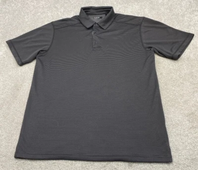 Polo Bolle Golf Tech para hombre grande negro diseño geométrico 5887 Foto 1 de 4