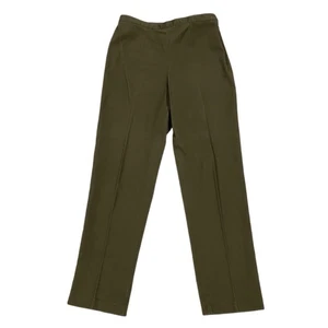 Ann Taylor Stretch Anzughose Damengröße 6 olivgrün seitlicher Reißverschluss Hose - Bild 1 von 11