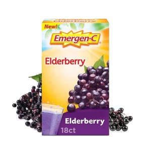 Elderberry Fizzy Drink Mix, Elderberry Immune Support, Natural Flavors, With ... - Picture 1 of 9
