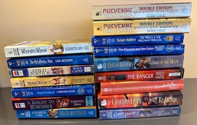 Lot 16 Vintage Western Historical Romance Paperback Novels Books Mixed Authors - Image 1 of 4