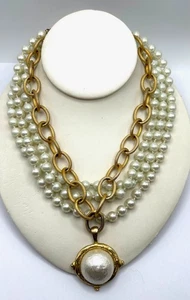 COLLAR VINTAGE SUSAN SHAW MULTI HEBRA RESTAURAR REPARACIÓN COMO SE ENCUENTRA - Imagen 1 de 11