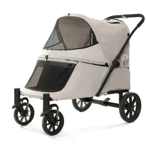 Mittelgroße Haustierwagen mit Kletterrahmen Katzen Hundewagen Freien Pet Carts - Picture 1 of 10