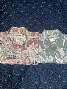 Cooke Street Honolulu Hawaiian Shirt Set Of 2 Size M - Picture 1 of 9