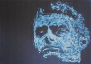 SERIE NEGATIVA - Retrato original - Pintura firmada impresión - Colección rara1 - Imagen 1 de 1