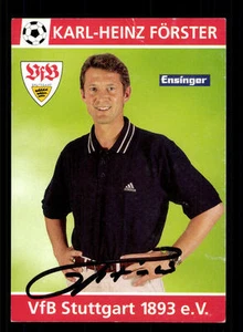 Karl Heinz Förster Autogrammkarte VFB Stuttgart 1998-99 Original Sign+A 129469 - Picture 1 of 2