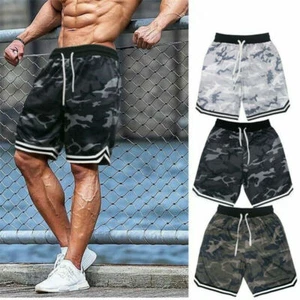 Men's Sweatpants Basketball Shorts Quick Dry Casual Training Breathable Running - Picture 1 of 10