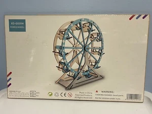 DIY 3D Wooden Puzzle Ferris Wheel XD-G001H Hand Craft Model Assembly Kit - Picture 1 of 2