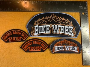 R7-30 TOPPA MOTO - LOTTO DI 4 - MYRTLE BEACH BIKE WEEK 2010, 2015 - Foto 1 di 2