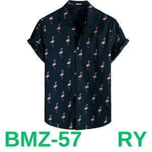 VATPAVE Mens 100% Cotton Hawaiian Shirts Floral Short Sleeve Button Down, L - Picture 1 of 5
