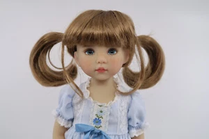 Neu Perücke für Dianna Effner Little Darling Puppe MAXI braun Größe 7-8 AP254 - Bild 1 von 3