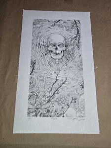 AJ Masthay Ripple Graphite Variant Poster Giclee Print Grateful Dead phish vinyl - Picture 1 of 6