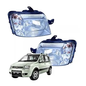 Set Lights Projectors Electric Right/Left For Fiat Panda 169 (2004-2011) - Fit - Picture 1 of 7