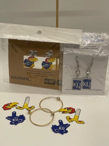 Jayhawk Memorabilia - Earrings Cover