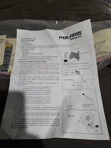 NOS Genuine Polaris 2000 600 XC SP INDY SNOWMOBILE HOOD DECAL KIT SET 2201488 - Foto 1 di 13