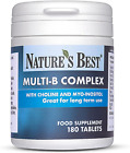 Multi B Complex Tablets with Choline & Inositol | Contains 11 Essential B Vitami